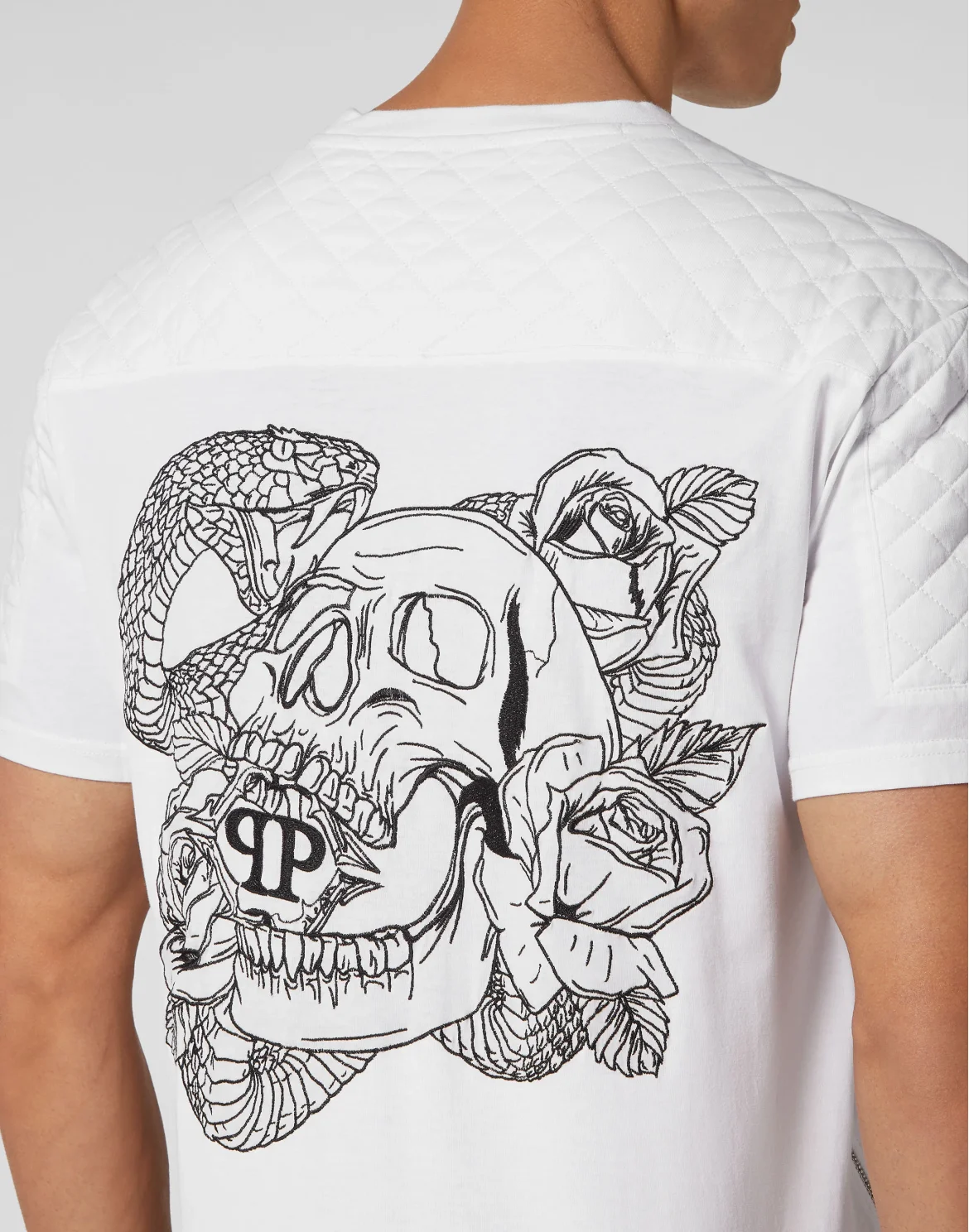 T-shirt Round Neck SS Snake, цвет: Белый