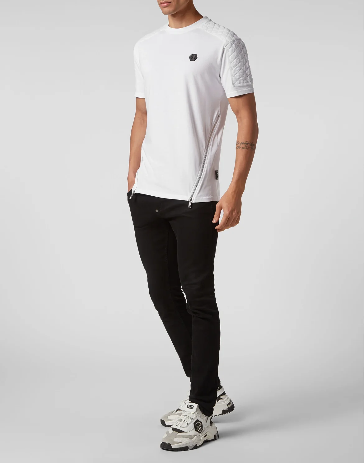 T-shirt Round Neck SS Snake, цвет: Белый