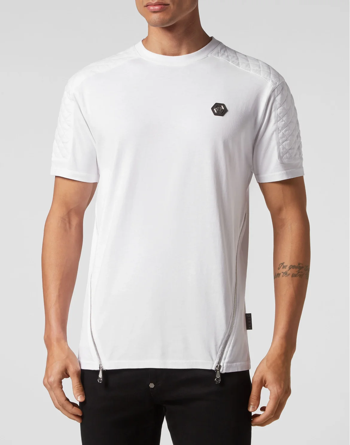 T-shirt Round Neck SS Snake, цвет: Белый