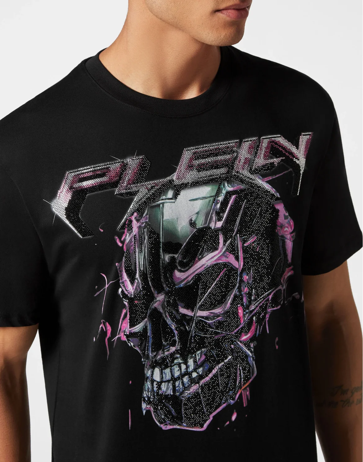 T-shirt Round Neck SS Chrome, цвет: Черный