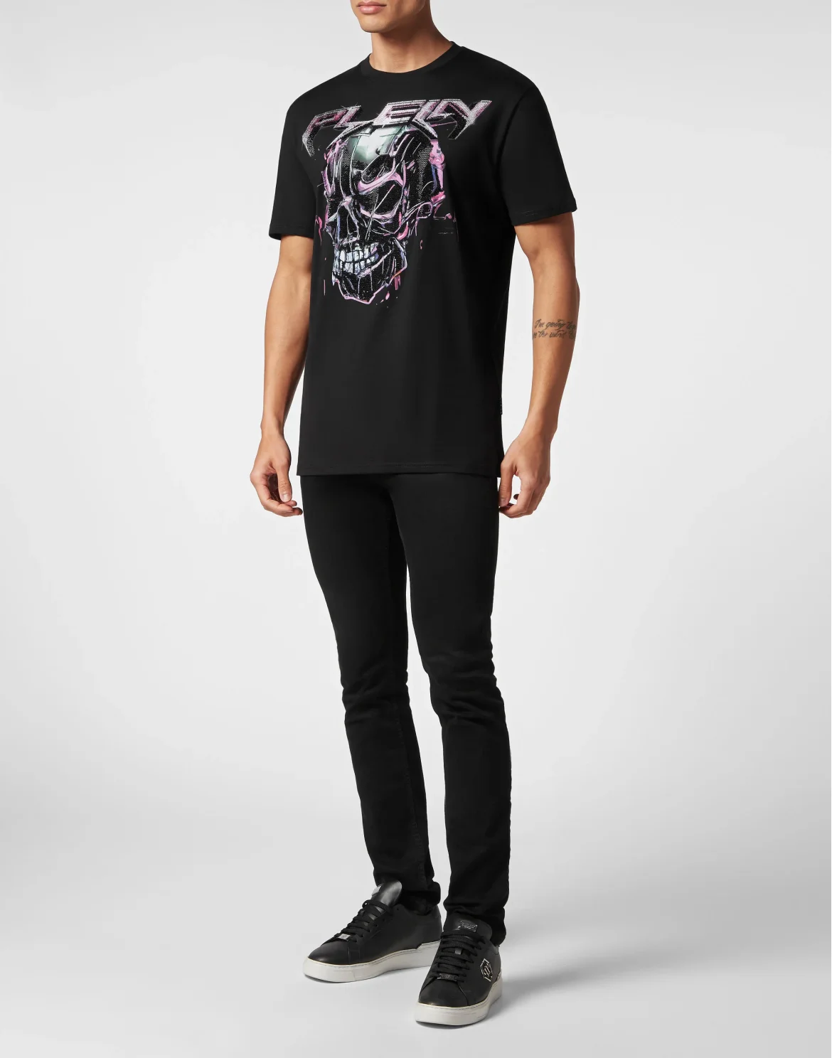 T-shirt Round Neck SS Chrome, цвет: Черный