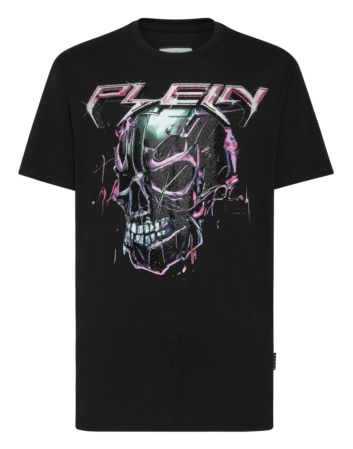T-shirt Round Neck SS Chrome, цвет: Черный