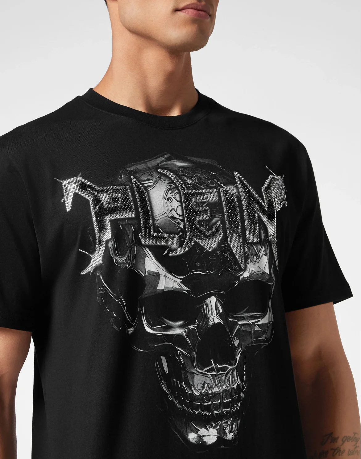 T-shirt Round Neck SS Chrome, цвет: Черный