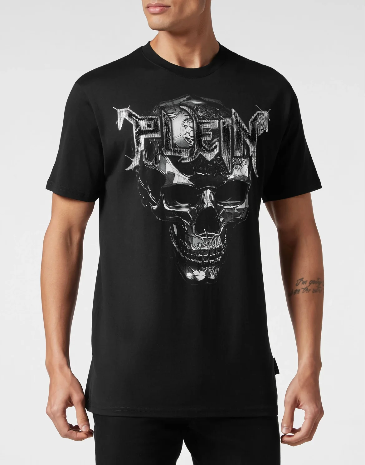 T-shirt Round Neck SS Chrome, цвет: Черный