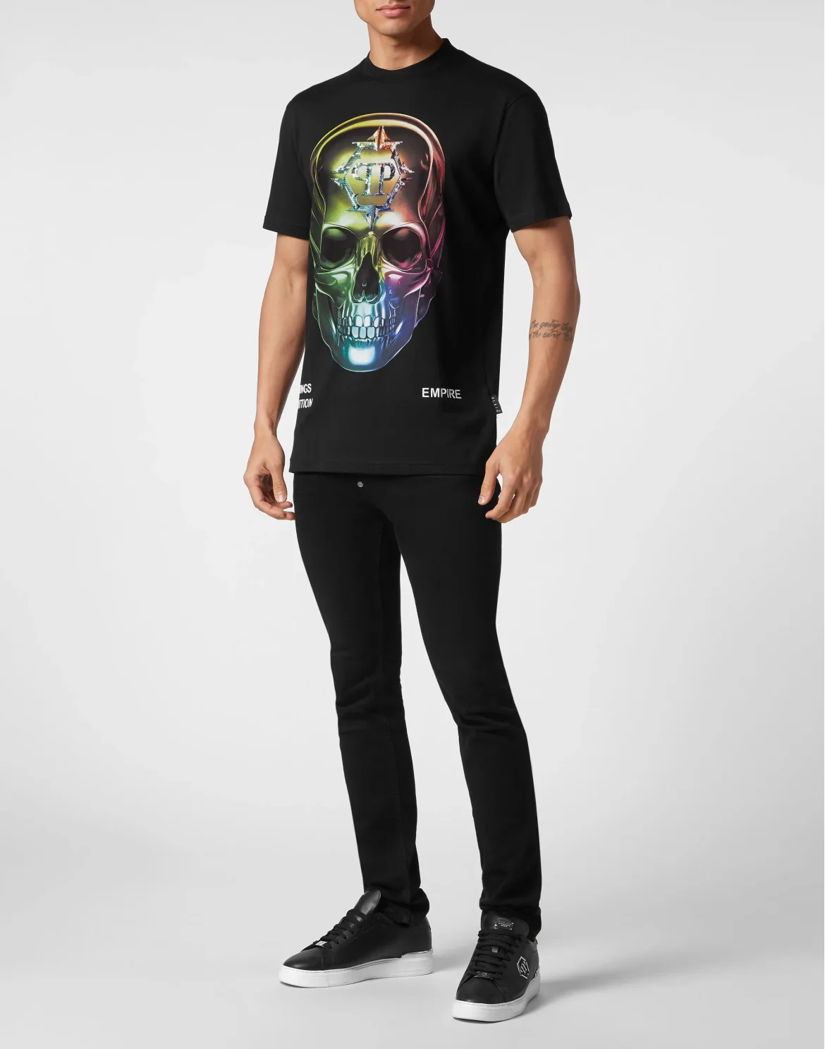 T-shirt Round Neck SS Chrome, цвет: Черный