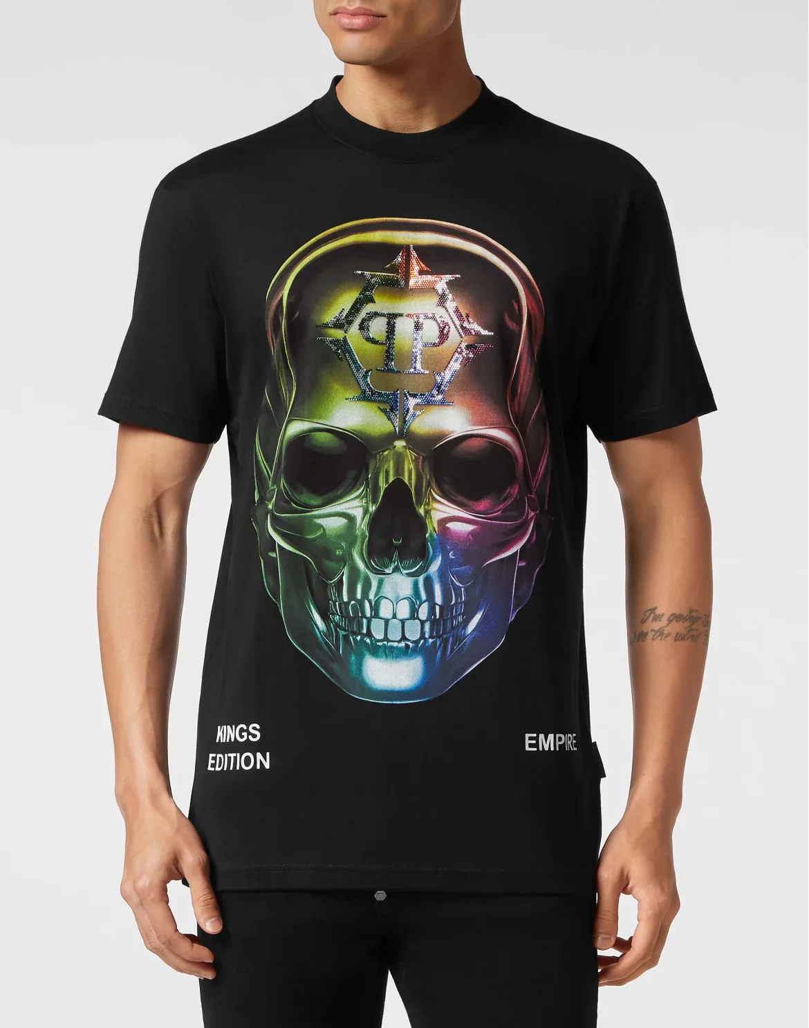 T-shirt Round Neck SS Chrome, цвет: Черный