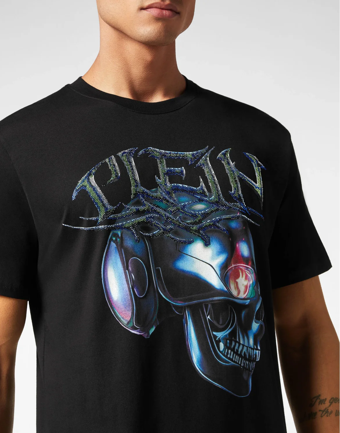 T-shirt Round Neck SS Chrome, цвет: Черный