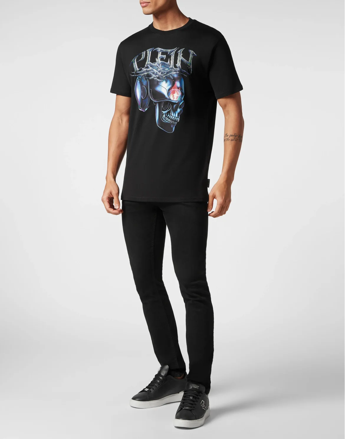 T-shirt Round Neck SS Chrome, цвет: Черный