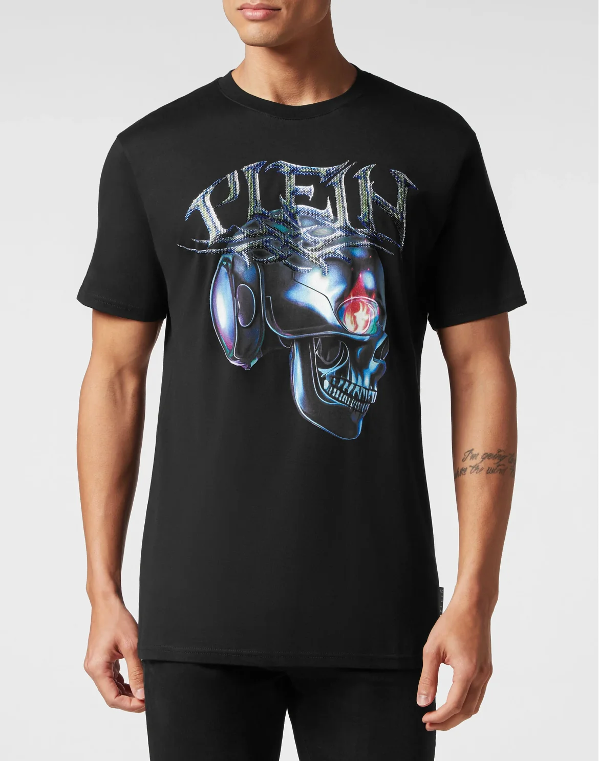 T-shirt Round Neck SS Chrome, цвет: Черный