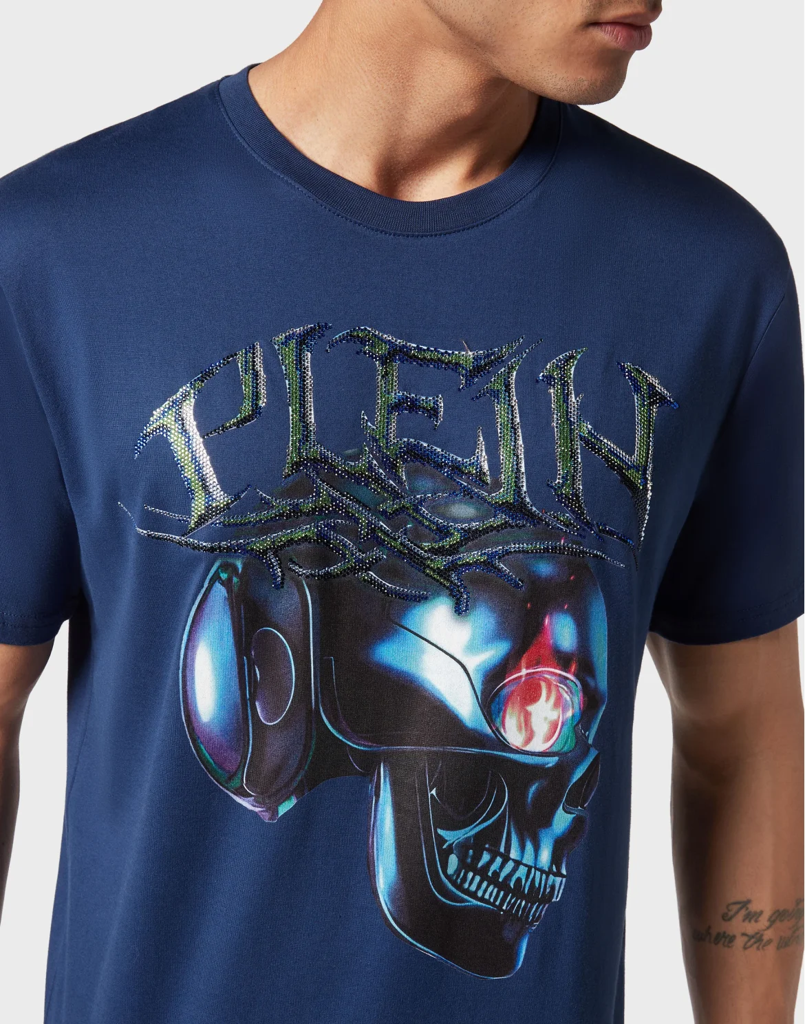 T-shirt Round Neck SS Chrome, цвет: Синий