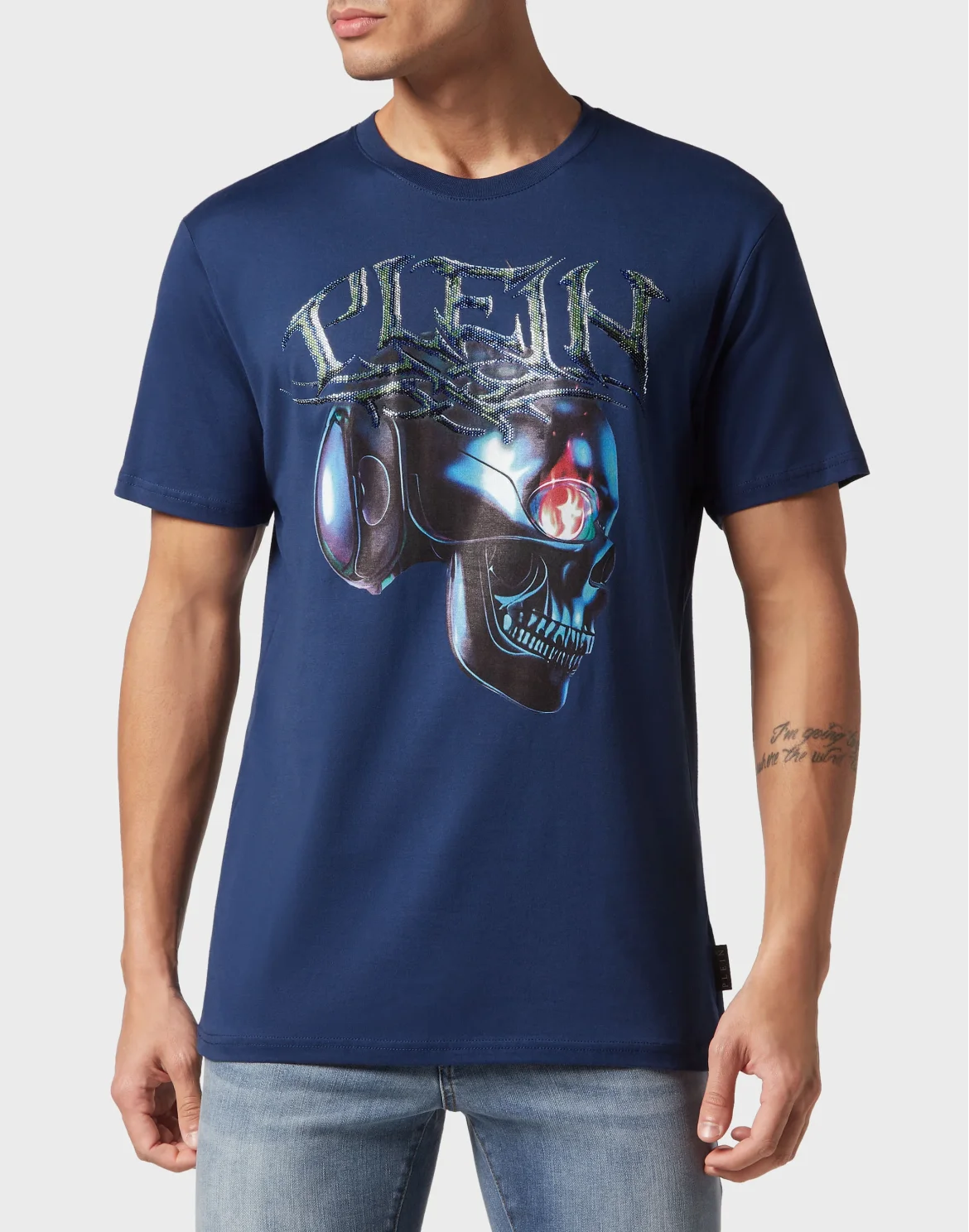 T-shirt Round Neck SS Chrome, цвет: Синий