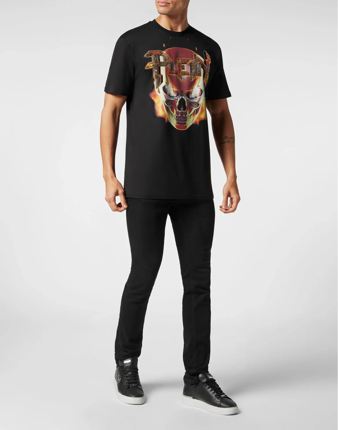 T-shirt Round Neck SS Chrome, цвет: Черный