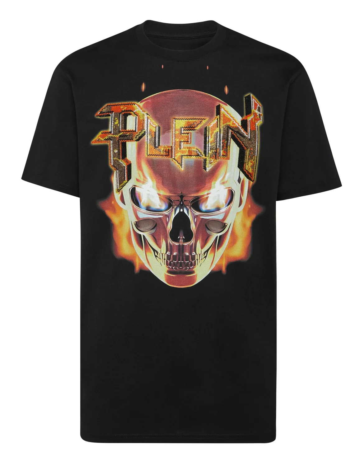 T-shirt Round Neck SS Chrome, цвет: Черный