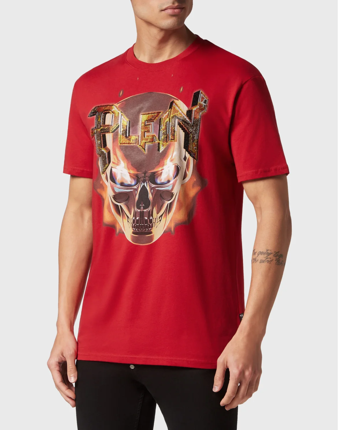 T-shirt Round Neck SS Chrome, цвет: Красный