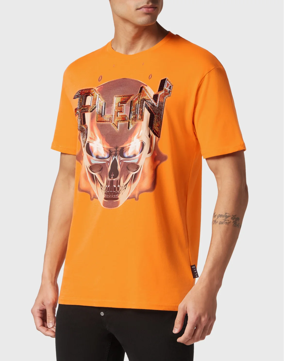 T-shirt Round Neck SS Chrome, цвет: Оранжевый