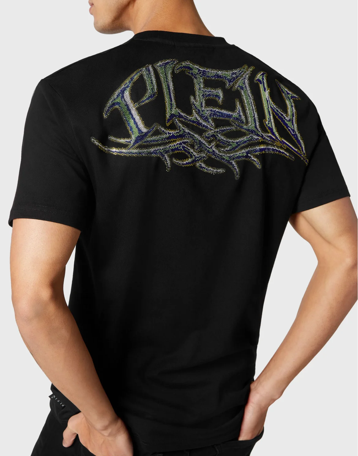 T-shirt Round Neck SS Chrome, цвет: Черный