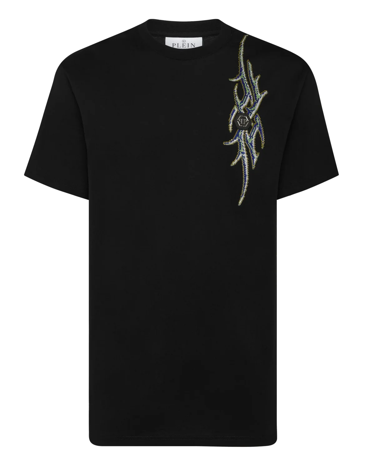 T-shirt Round Neck SS Chrome, цвет: Черный