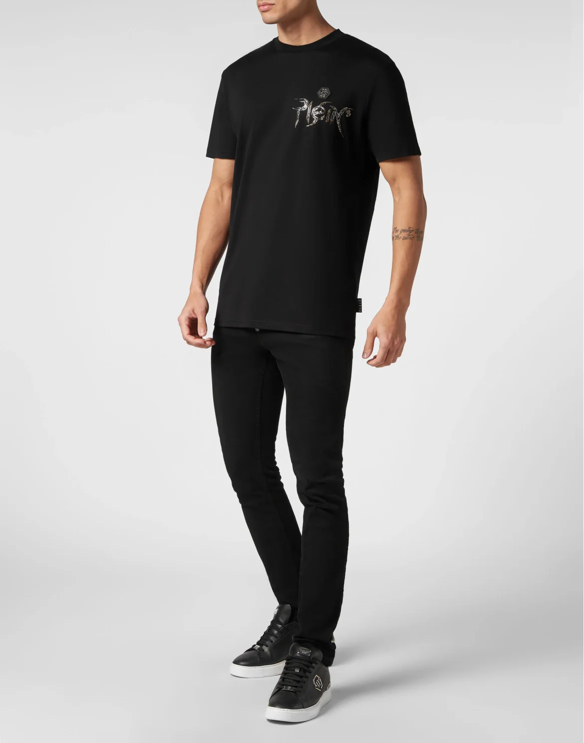 T-shirt Round Neck SS Chrome, цвет: Черный