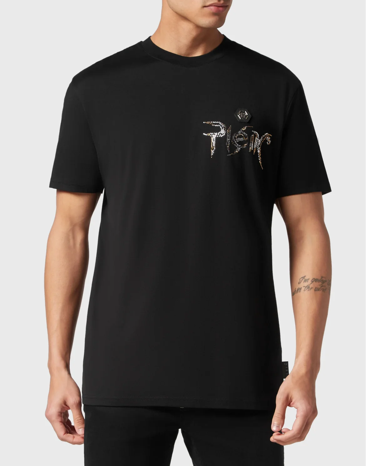 T-shirt Round Neck SS Chrome, цвет: Черный