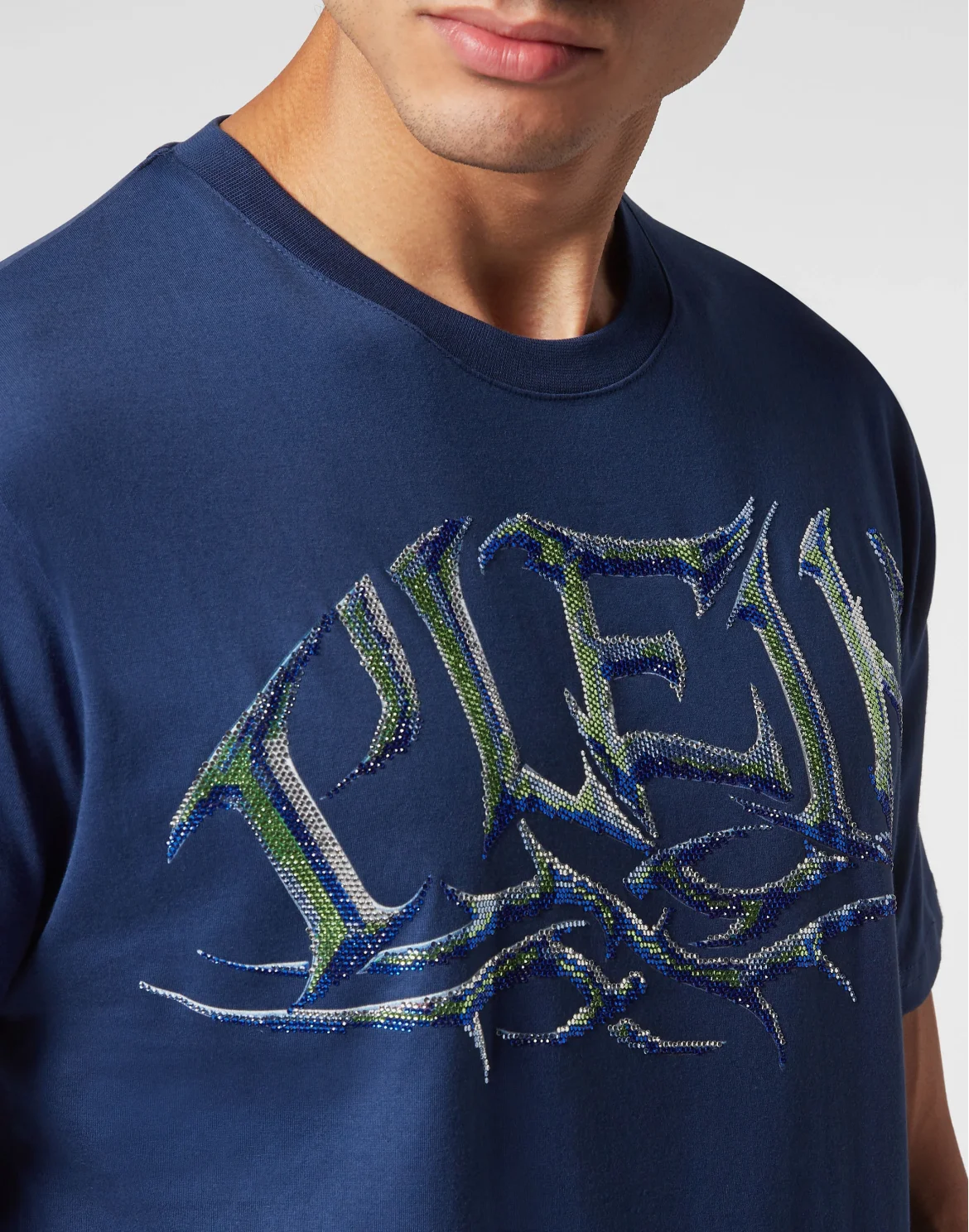 T-shirt Round Neck SS Chrome, цвет: Синий