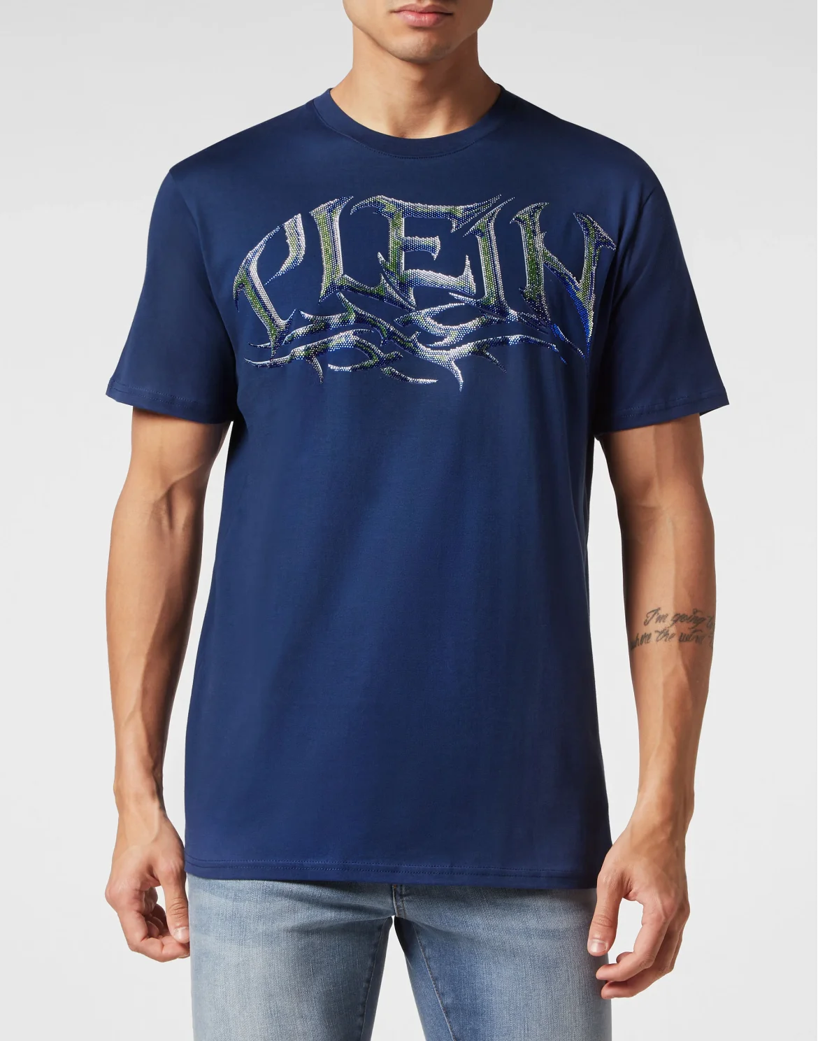 T-shirt Round Neck SS Chrome, цвет: Синий