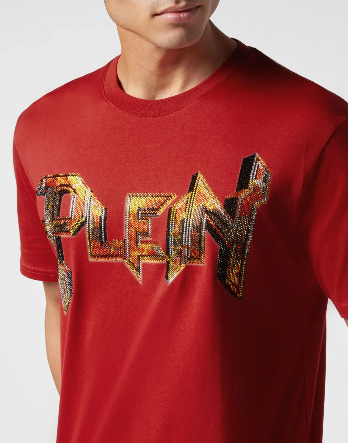 T-shirt Round Neck SS Chrome, цвет: Красный