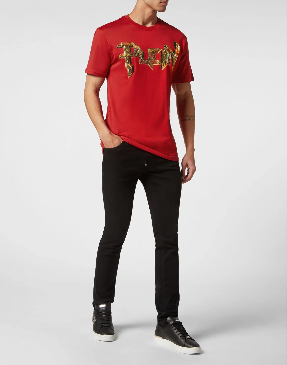 T-shirt Round Neck SS Chrome, цвет: Красный