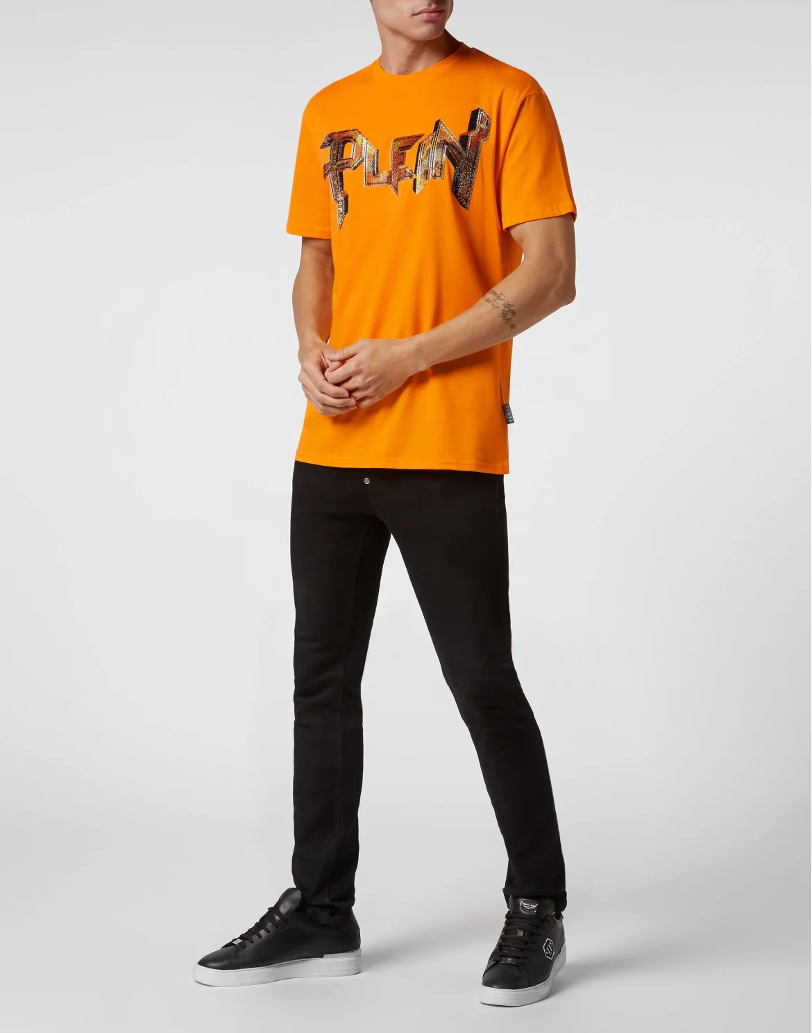 T-shirt Round Neck SS Chrome, цвет: Оранжевый
