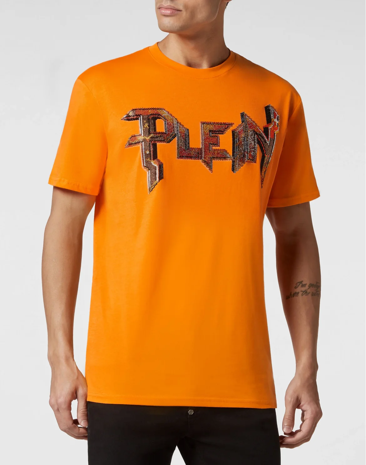 T-shirt Round Neck SS Chrome, цвет: Оранжевый