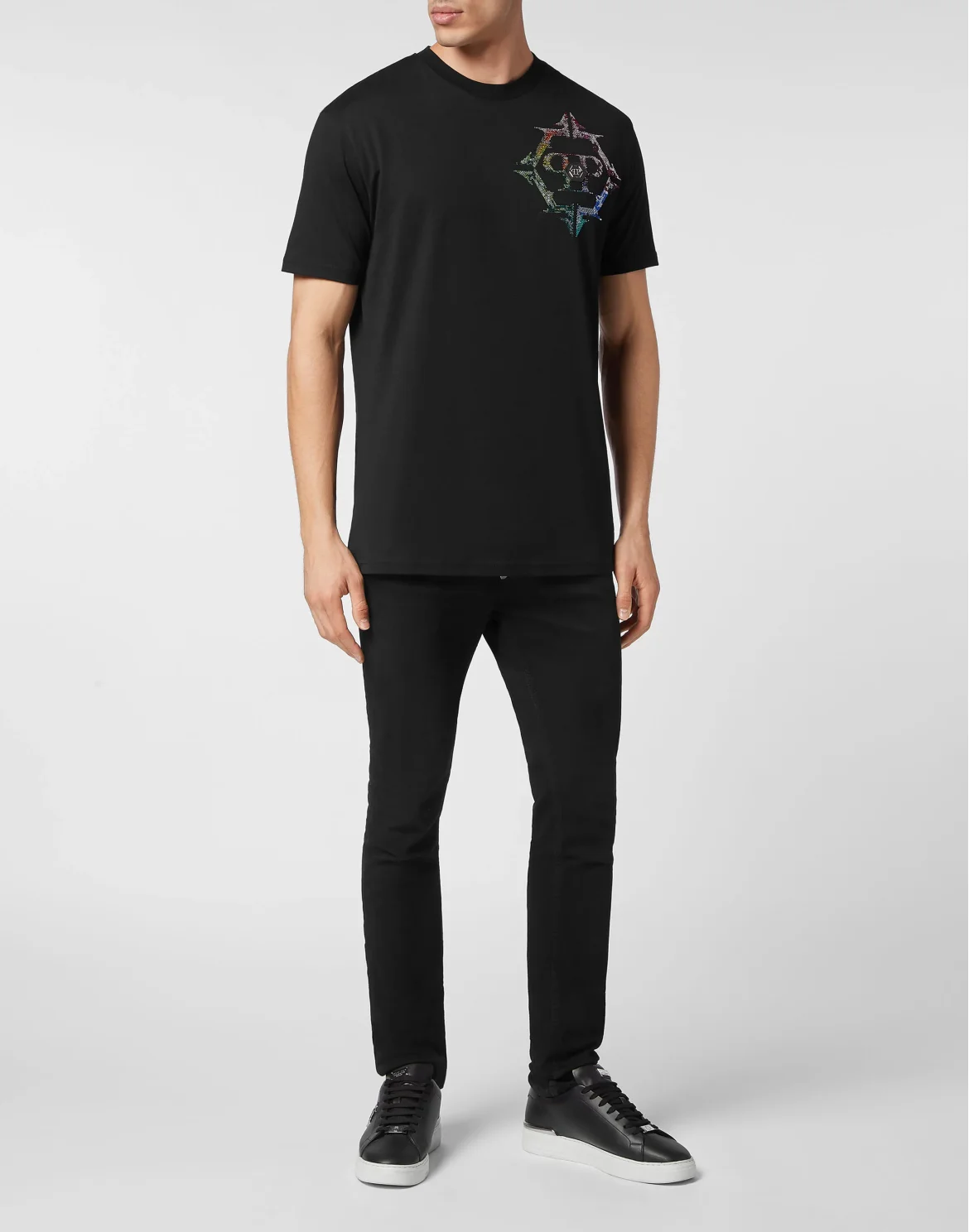 T-shirt Round Neck SS Chrome, цвет: Черный