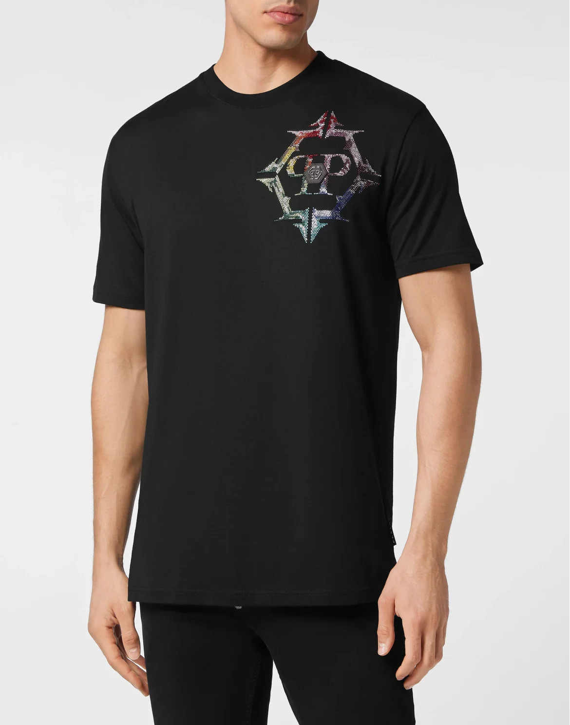 T-shirt Round Neck SS Chrome, цвет: Черный