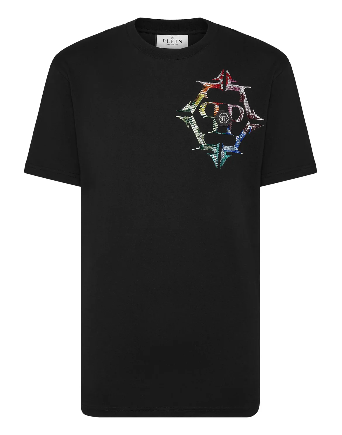 T-shirt Round Neck SS Chrome, цвет: Черный