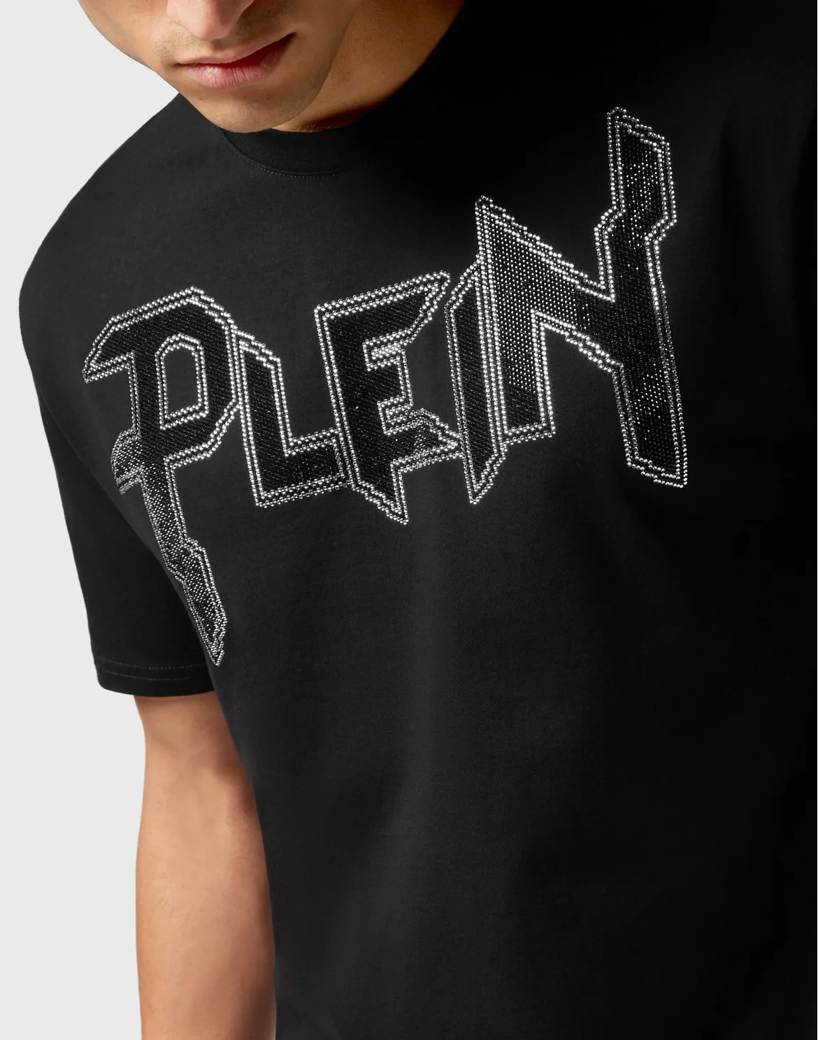 T-shirt Round Neck SS Chrome, цвет: Черный