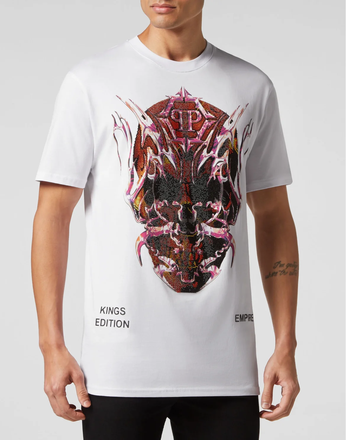T-shirt Round Neck SS Chrome, цвет: Белый