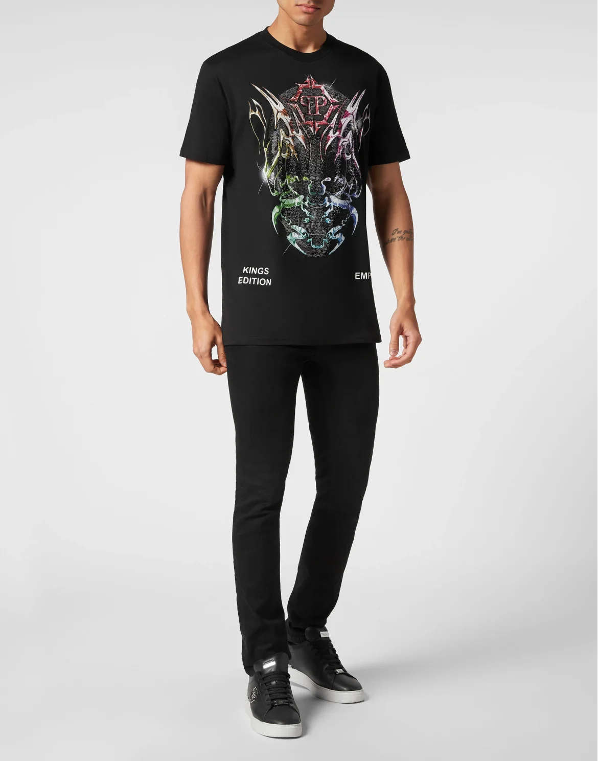 T-shirt Round Neck SS Chrome, цвет: Черный