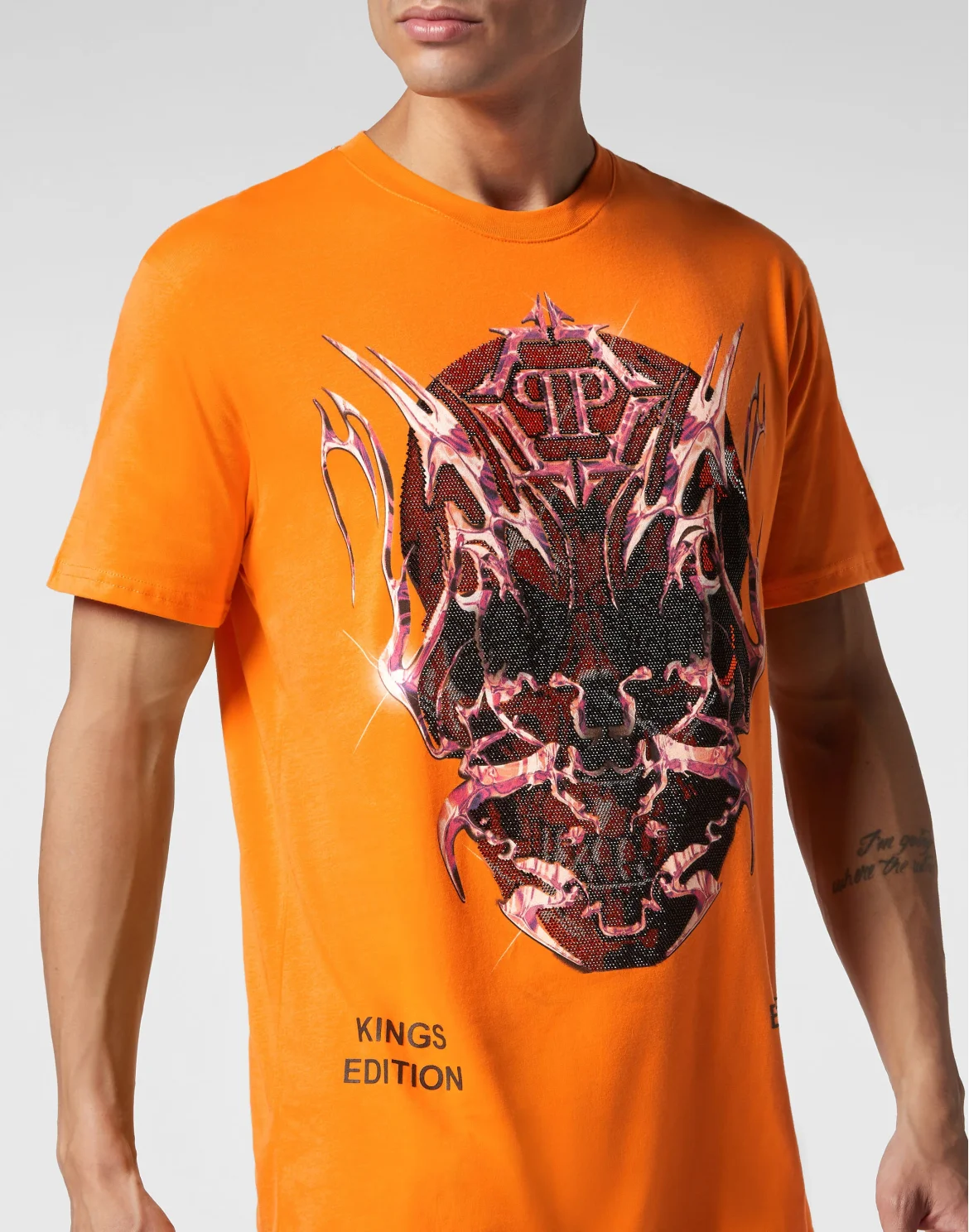 T-shirt Round Neck SS Chrome, цвет: Оранжевый