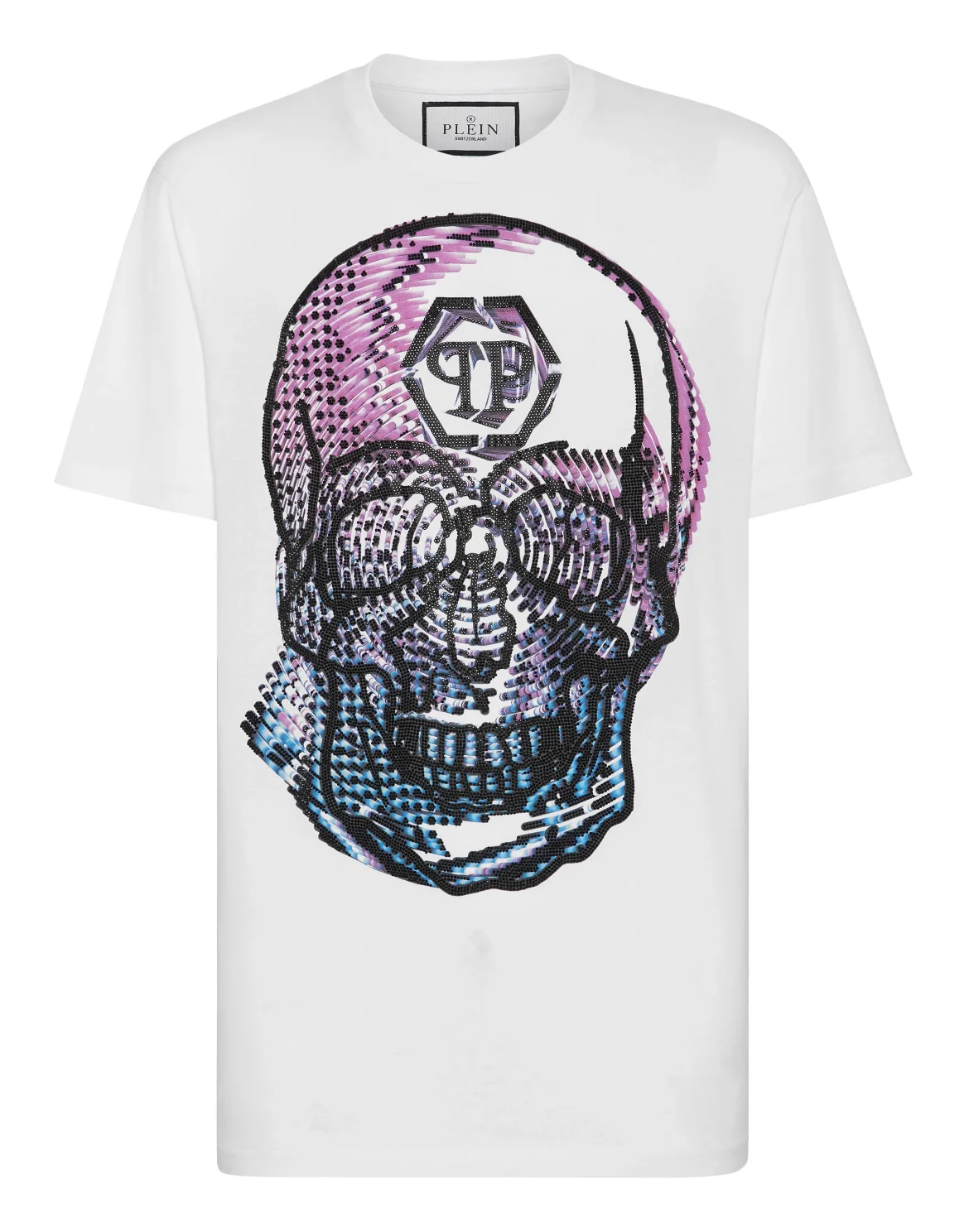 T-shirt Round Neck SS Skull, цвет: Белый