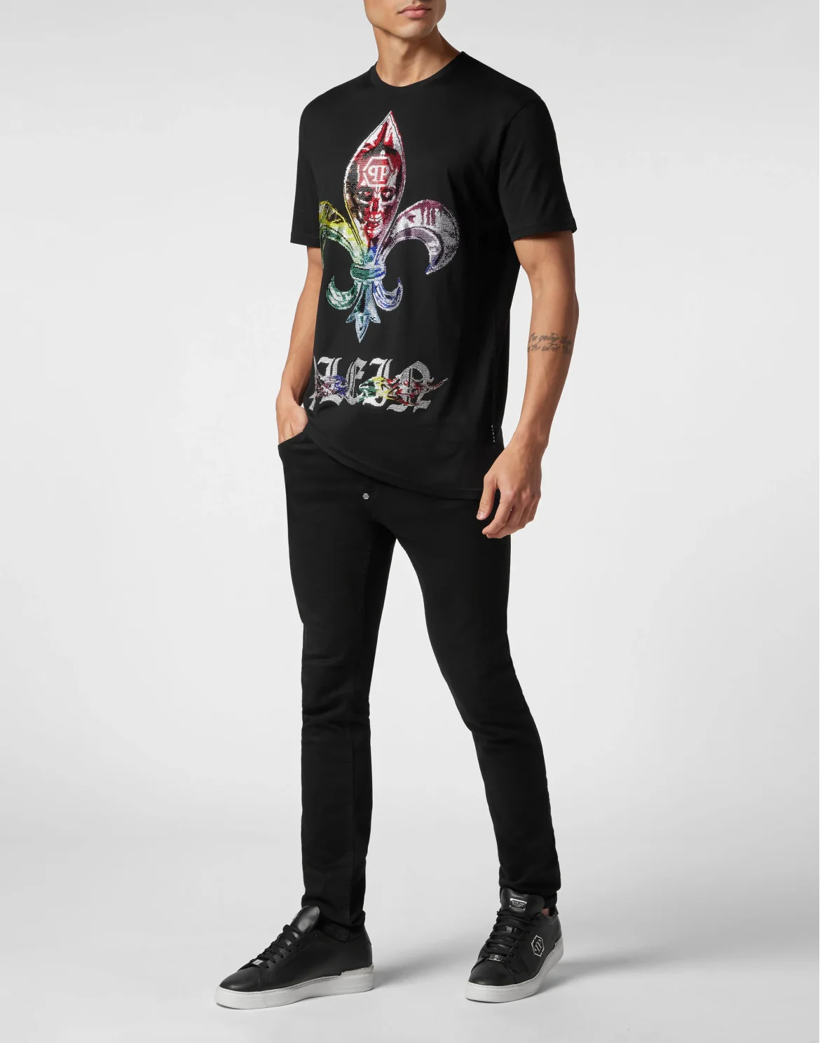 T-shirt Round Neck SS Chrome, цвет: Черный