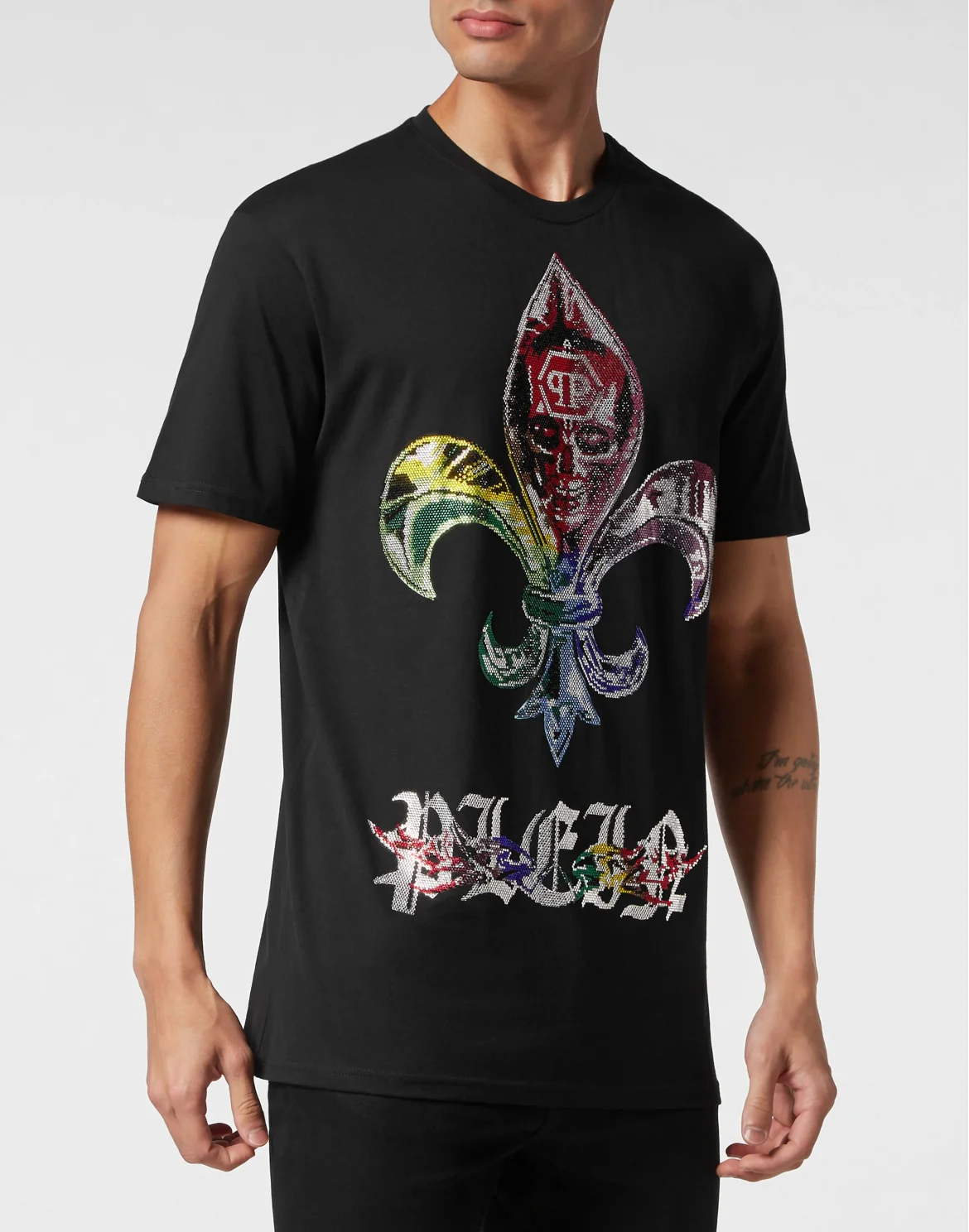 T-shirt Round Neck SS Chrome, цвет: Черный