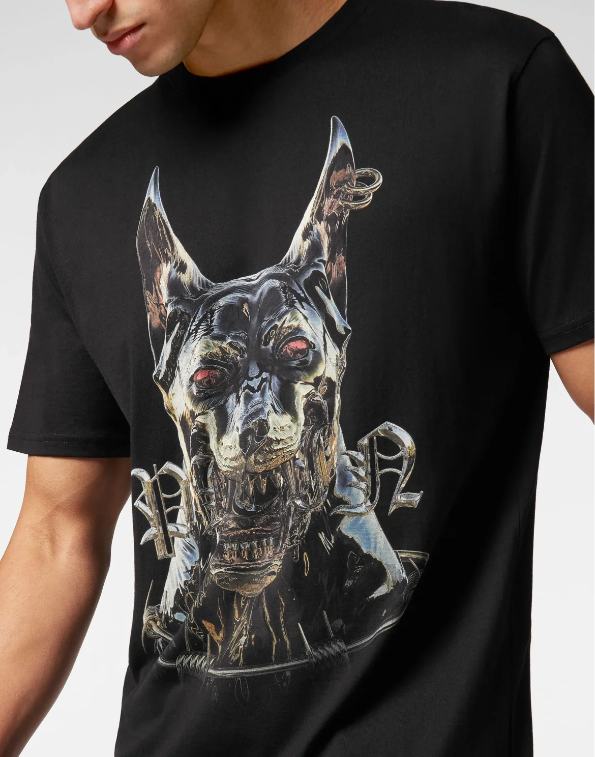 T-shirt Round Neck SS Dog, цвет: Черный