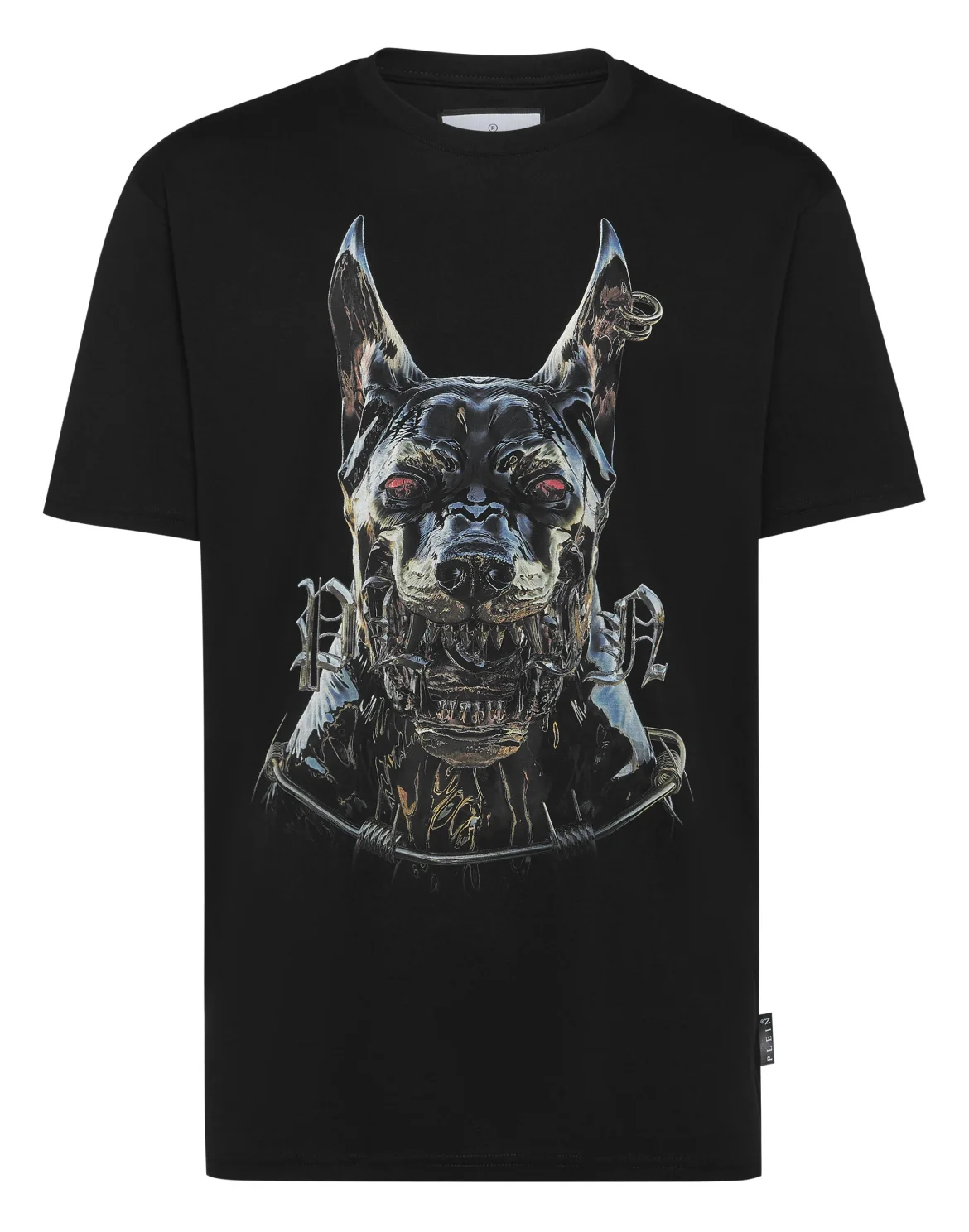 T-shirt Round Neck SS Dog, цвет: Черный