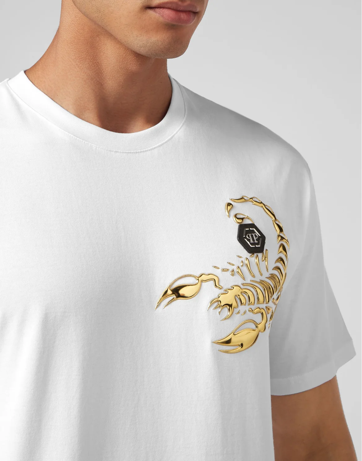 T-shirt Round Neck SS Scorpion, цвет: Белый