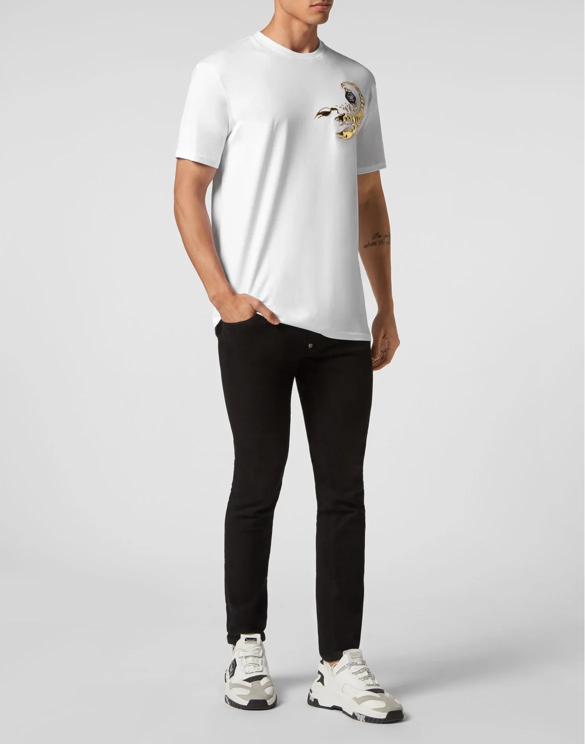 T-shirt Round Neck SS Scorpion, цвет: Белый