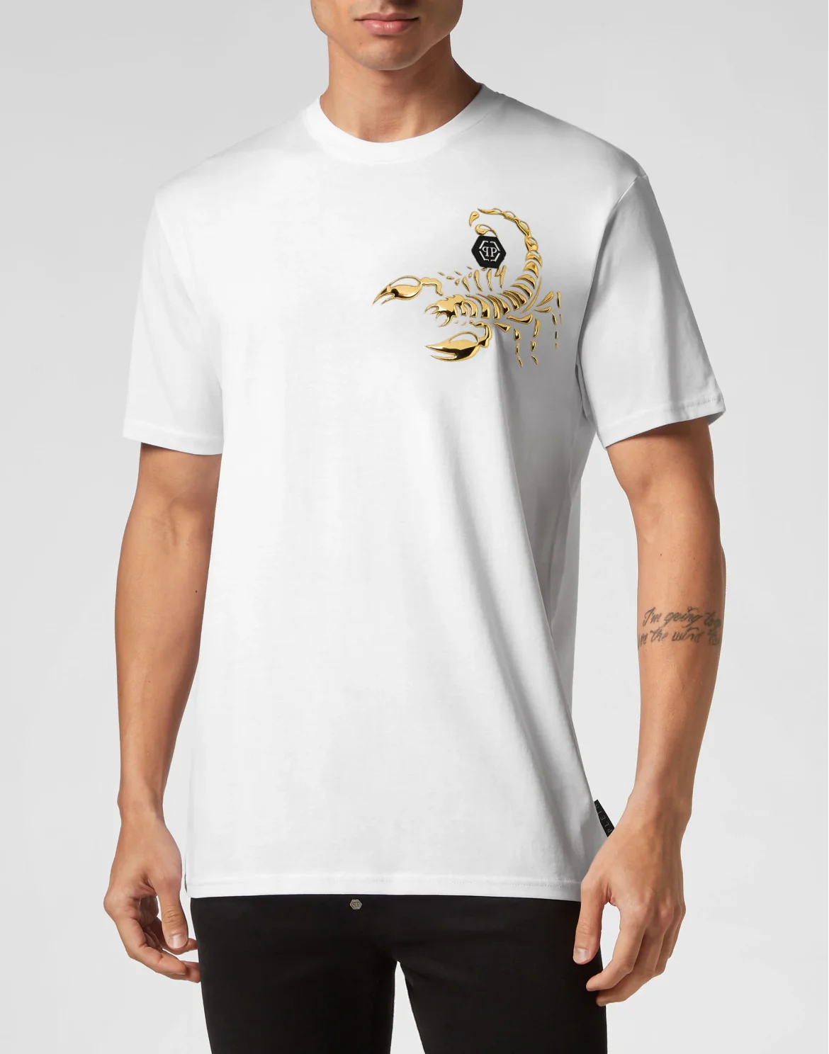 T-shirt Round Neck SS Scorpion, цвет: Белый