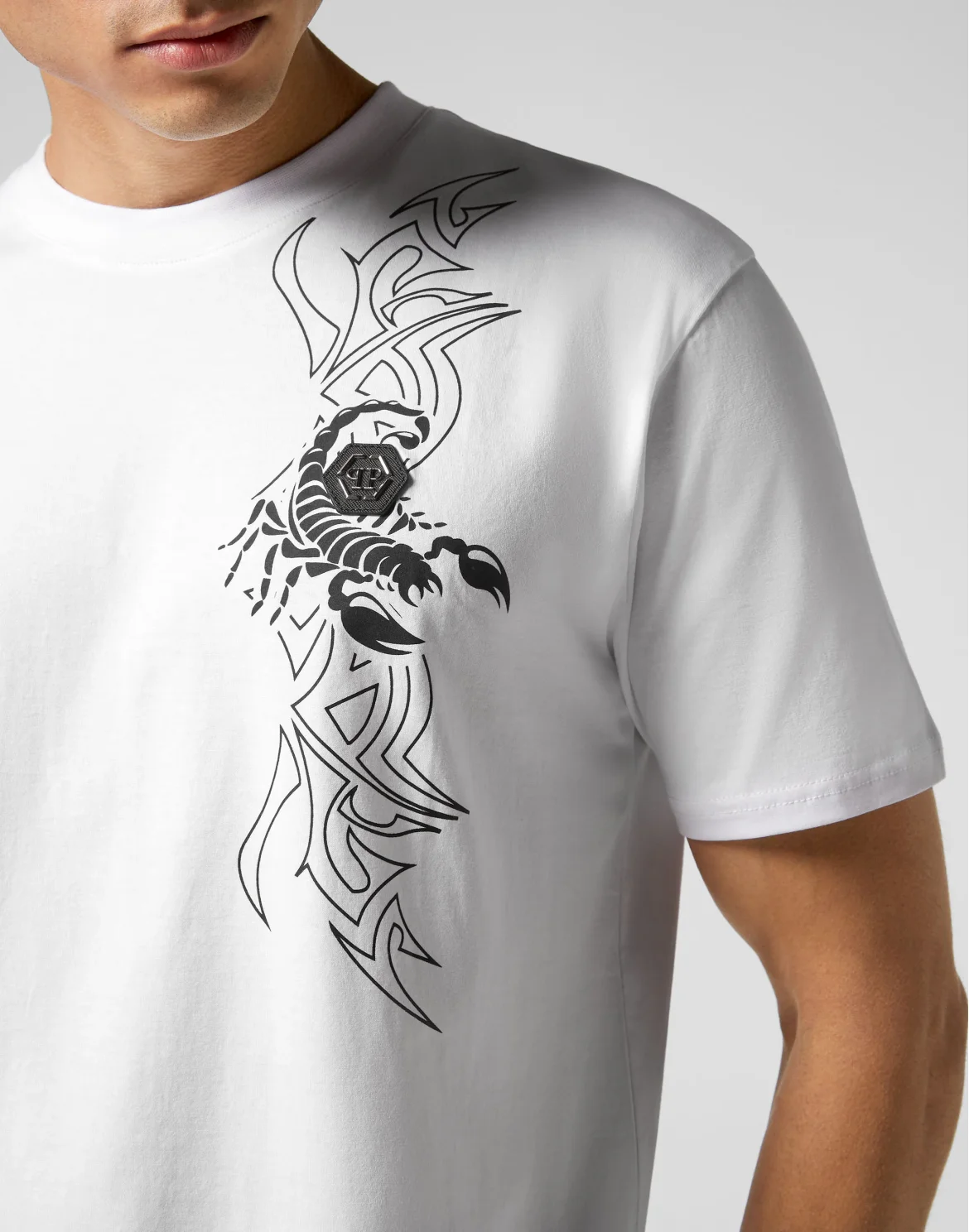 T-shirt Round Neck SS Scorpion, цвет: Белый