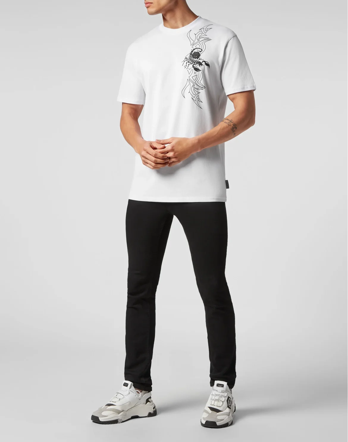 T-shirt Round Neck SS Scorpion, цвет: Белый