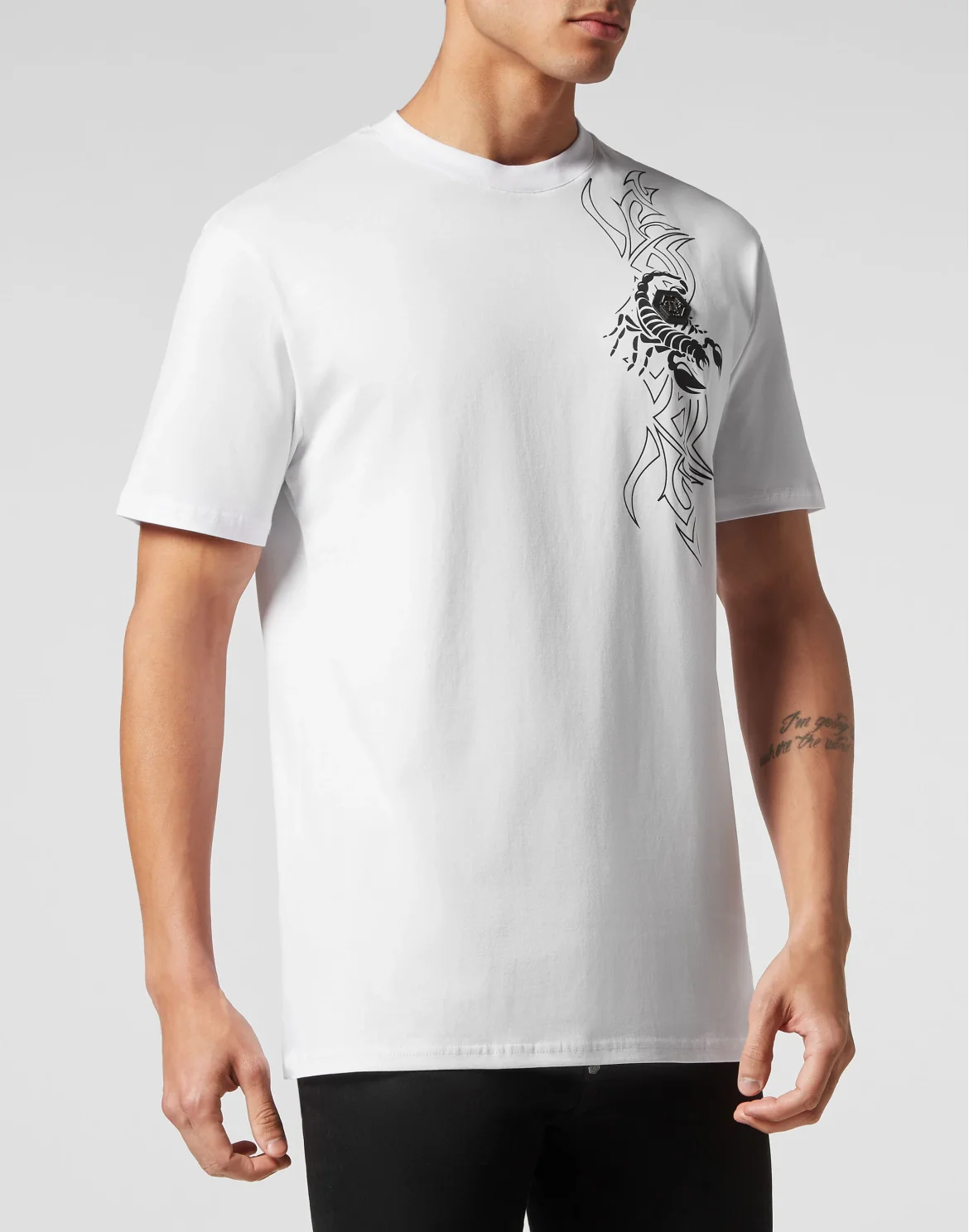 T-shirt Round Neck SS Scorpion, цвет: Белый