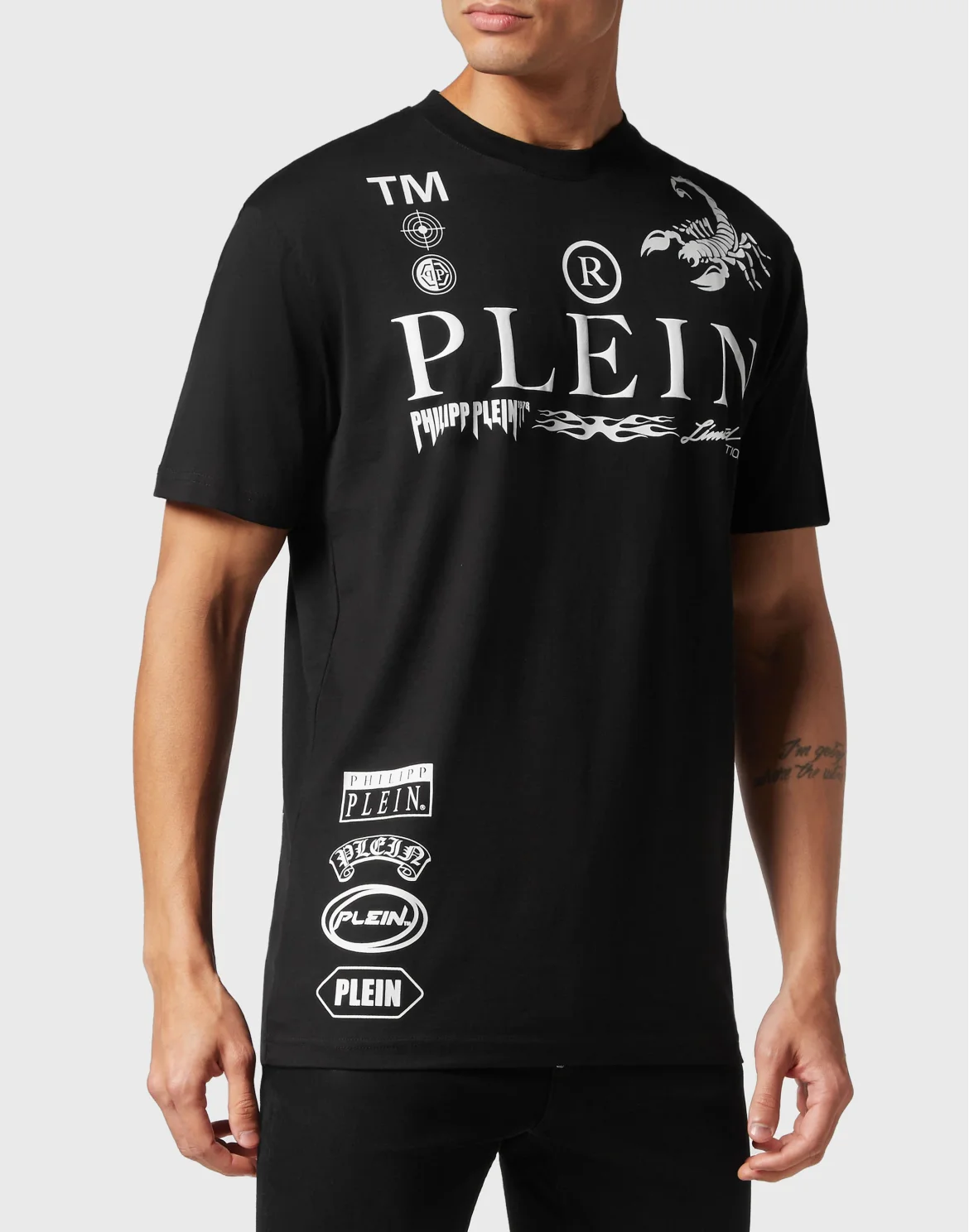 T-shirt Round Neck SS Logos, цвет: Черный