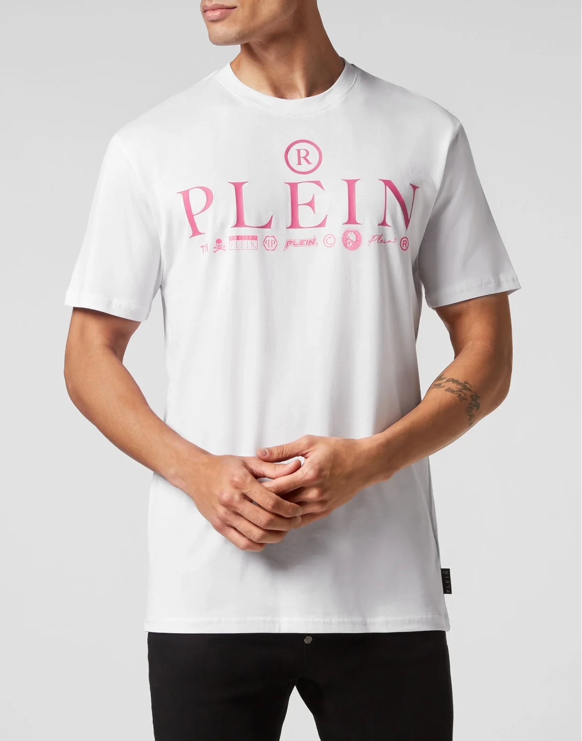 T-shirt Round Neck SS Logos, цвет: Белый