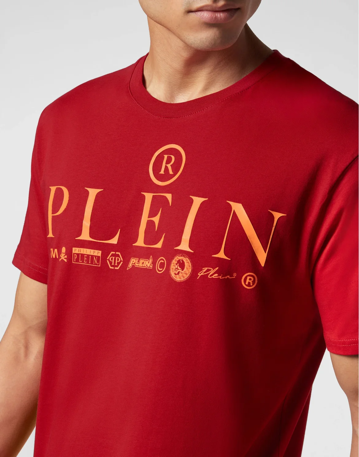 T-shirt Round Neck SS Logos, цвет: Красный